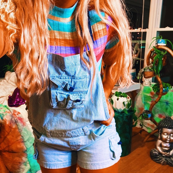 Denim - Pin Striped Blue ArtistOveralls ✨